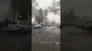 The first snow of the year 2022 /30 /December Kabul ,Afghanistan 🇦🇫