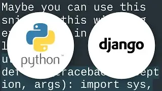 Django Unhandled Exception