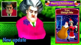 Scary teacher 3d - You Sleigh Me | Christmas Update 2025 | Pro Gamer
