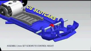 CG Slotcars Front End Assembly (CAD)