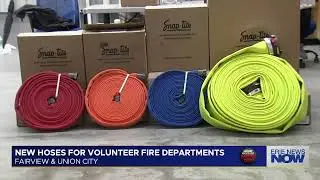 Hose Donation to Local Fire Departments