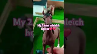 my new horses🥰🥰#schleich#modelhorses