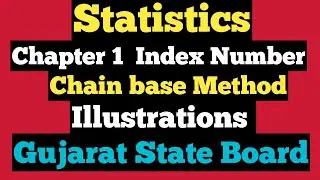Std. 12 commerce statistics chapter 1 Index Numbers |  Illustrations  gseb Gujarat Board