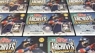 NEW RELEASE! 2021 TOPPS ARCHIVES SIGNATURE SERIES BASEBALL CARDS!