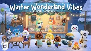 Winter Wonderland Vibes ❄️🔥 Cozy Caf&eacute;, Snowy Activities & Relaxing Jazz Music