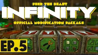 FTB Infinity Lite 1.10 -  Converting EU With Mekanism & Refined Relocation!! #5 [Modded Survival]