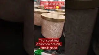 Candles at dollar general #reels #shortsmas #vlogmasday3