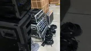 Predator 3500 Super Quiet running 4 JBL VRX Tops, 2 18
