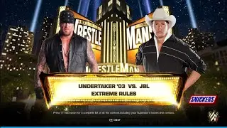 گیم پلی بازی WWE 2K24 آندرتیکر vs جی بی ال 