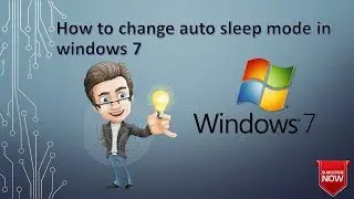 how to change auto sleep mode in Windows 7
