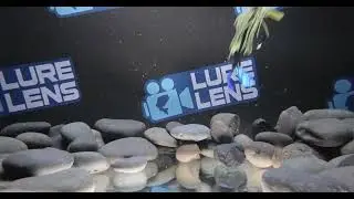 Zoom UV Ultravibe Speed Craw on Missile Baits Ike's Flip Out Jig (Slowmo Underwater Swim Test)