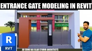Entrance gate modeling in Revit II Revit tips and tricks