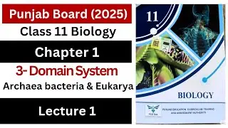 Three domain system of classification || Biodiversity and classification || class 11 biology 2025