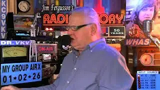 KC9VKV HAM RADIO QSO-VLOG - JOHN-N4JAP - 1/2/26 - GA.  7300 MARK-2 SET UP!!! - JIM'S RADIO STORY