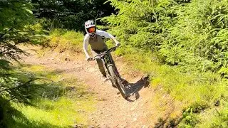 Scotland road gaps! Uplift day at AE forest with Jess! #mtb #sunshine #mtblife