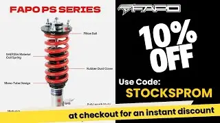 FAPO Auto Parts Discount Code 2025 | Save 10% OFF Mods & Performance Parts w/ STOCKSPROM