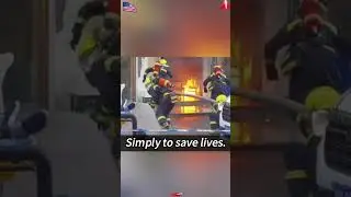 A tribute to those lovely people 🚒#ambulance #soultrain #actsofkindness #humanity #firefighter