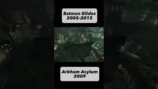 Batman Gliding Evolution 2005-2015 #batman #arkhamknight #arkhamcity #arkhamasylum #thebatman