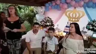 Carta do bebe para os pais e chá revelação emocionante e com pegadinhas
