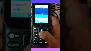 keypad jio phone ke new model phone mein brightness kam aur Jyada kaise karen#short video