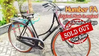 Sepeda onthel humber FA Dames prosneleng original england siap pakek [ Terjual ]