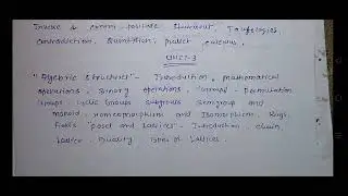 discrete structure syllabus discussion