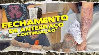 TATTOO FECHAMENTO DE ANTEBRA&Ccedil;O (B&Uacute;SSULA, ROSA E ROSA DOS VENTOS)