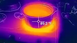 Cat S60 FLIR camera cooking Velveeta Shells & Cheese USA
