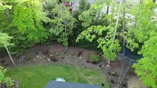 Kid Magnet Drone clip of  Zip Line 1080p