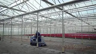 RIde-on Greenhouse Sweeper and Vacuum Cleaner
