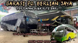 Persiapan Buka Rute Baru⁉️Masuk Tahap Epoxy Body dan Pemberian Livery Burung Merak Po. Berlian Jaya🔥