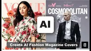 Create a Fashion Magazine Cover with AI - AI Magazine Cover Generator
