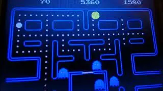 Iconic Arcade Pac-Man Handheld Game Close Up Screen LCD PacMan Pac Man