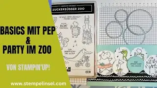 Party im Zoo Designerpapier & Basics mit Pep ~ Stampin'UP! 2023