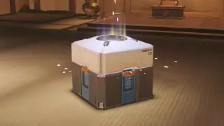 Opening 50 loot boxes in Overwatch