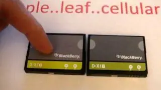 Original Blackberry Battery D-X1 Tutorial