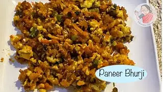 Paneer Bhurji Dry Recipe | पनीर भुर्जी सुखी | Quick Paneer Recipe For Tiffin | झटपट पनीर भुर्जी |