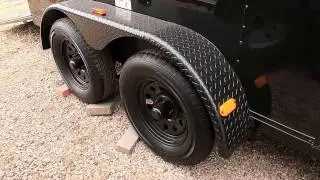 Black Black Out 7x14 Cargo Trailer - Colorado Trailers Inc.