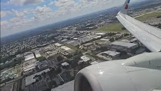 American Airlines Boeing 737-800 Takeoff - Tampa International Airport
