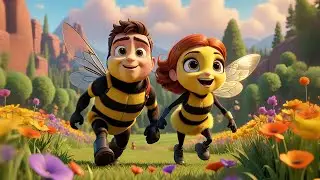 Five Bumble Bees Learn to Fly + More Nursery Rhymes & Kids Songs