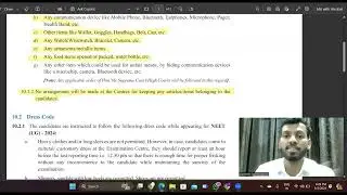 THINGS TO CARRY FOR NEET EXAM | DRESS CODE | BANNED ITEMS