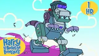 Who Says Dinosaurs Aren't Cool? 😎 Funny Cartoons for Kids | Harry and His Bucket Full of Dinosaurs