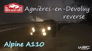 【WRC Generations】アルピーヌA110で普通に雪道を走るだけの動画#4【Rallye Monte Carlo】
