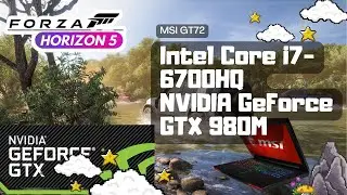 Intel Core i7-6700HQ \ GeForce GTX 980M \ Forza Horizon 5 \ @1080p low to ultra settings (16GB RAM)