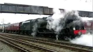 LMS 46115 Scots Guardsman. Lune Rivers Trust Special. Carnforth. 08/09/12