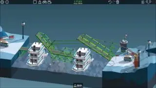 Poly Bridge 80s Fun Land 5-10 Double Drawbridge