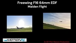 Freewing F16 64mm EDF - Maiden Flight