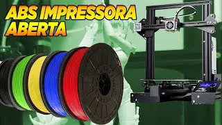 Dicas Imprimir ABS Com A Ender 3 Aberta