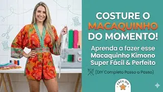 ✅️DIY Como fazer Macaquinho Manga Kimono_Costura fácil passo a passo para iniciantes Gisleide Novelo