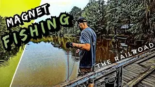 Magnet Fishing An Old Railroad Bridge & Ferry